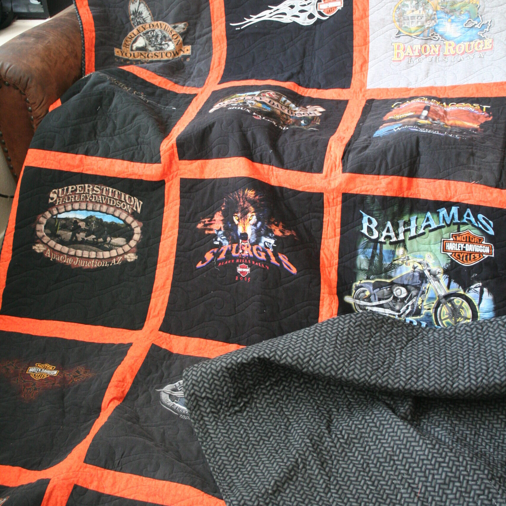 Harley Davidson Memmory Quilt